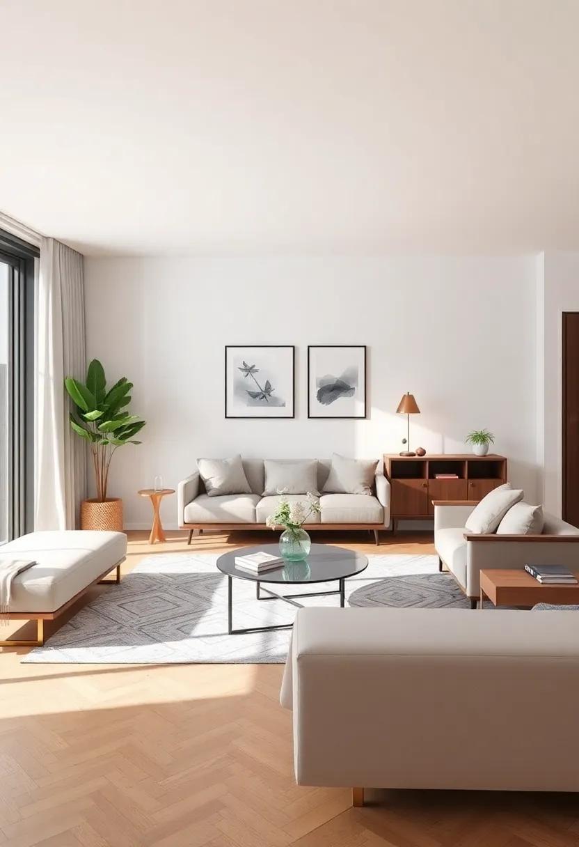 Balancing Furniture Scale for an ​Airy and Inviting layout