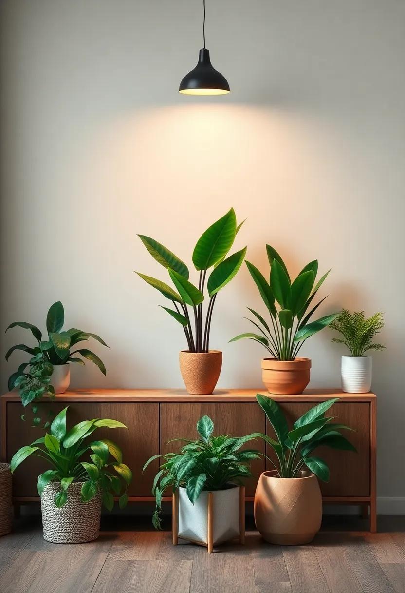 Building A⁤ Focal Point With‍ Bold Houseplants In ‌vintage Decor