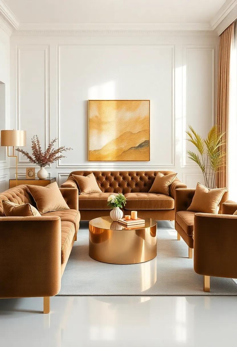 The ​Versatility Of Gold: Incorporating Metallics Into​ Various Design Styles