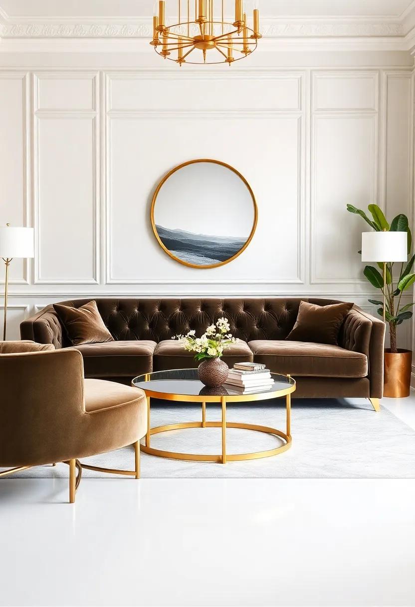 Creating A Focal Point: Using Gold Accents To Draw The ⁤Eye