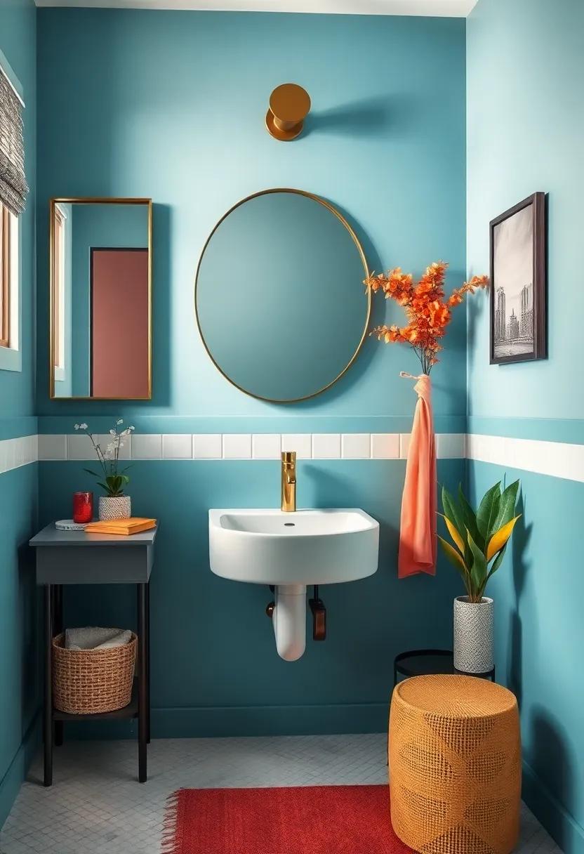 Incorporating Colorful Accents for a ⁢Vibrant Bathroom Atmosphere