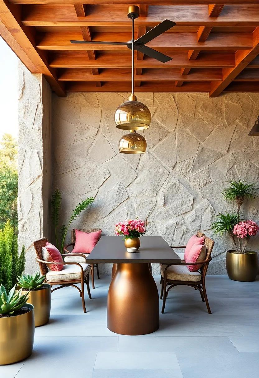 Brass fixtures: Adding Warmth to Outdoor Spaces
