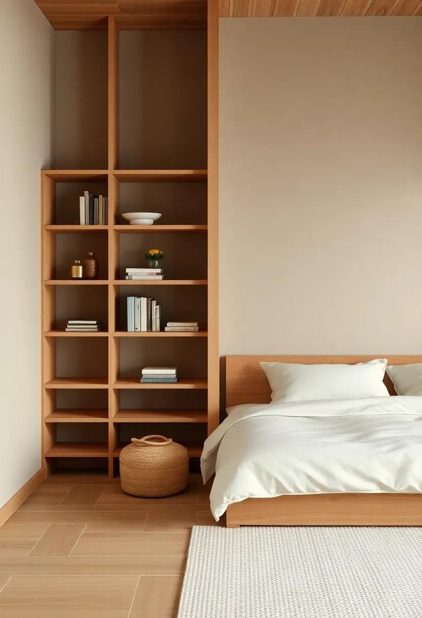Color ​Coordination: ‍Select shelving units that complement the color palette of‍ your room,emphasizing calm and harmony