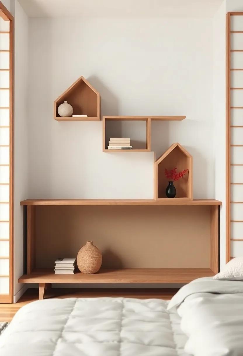 DIY Origami Shelves: Craft simple origami-inspired shelf designs for​ a‌ playful twist that reflects ‍Japanese⁣ art forms