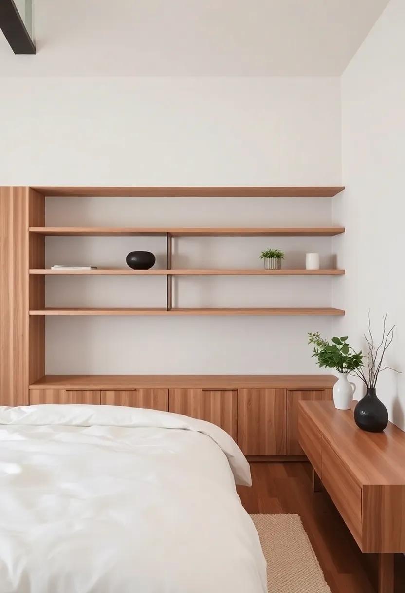 Layered textures: ‍Combine textured shelving materials with smooth finishes, creating⁢ depth and interest throughout​ your bedroom