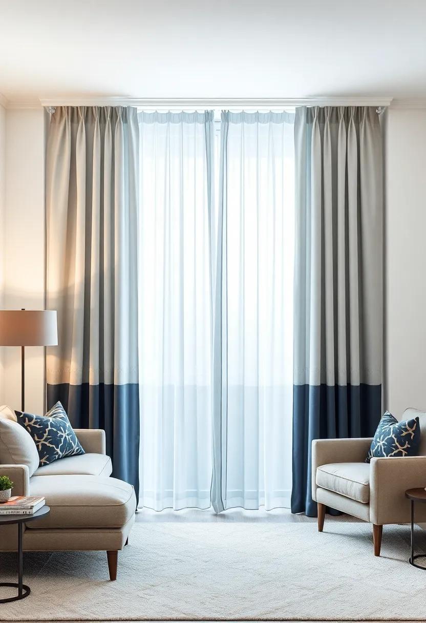Ombre Ombre Curtains:‍ Achieve⁣ a​ stunning ⁢gradation⁣ effect with ombre curtains​ that transition from light to dark, adding⁣ depth and visual interest
