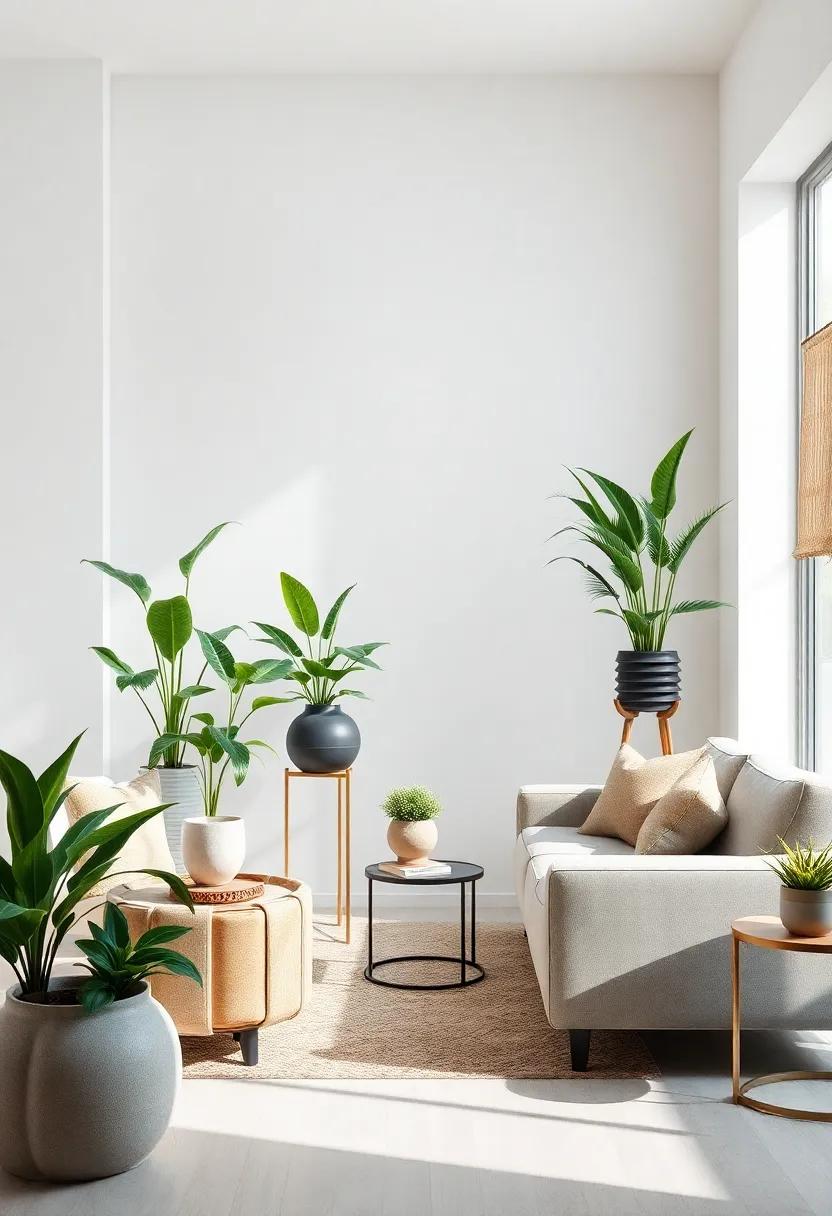 Using Plant Stands to Elevate Greenery and Create Dynamic Heights