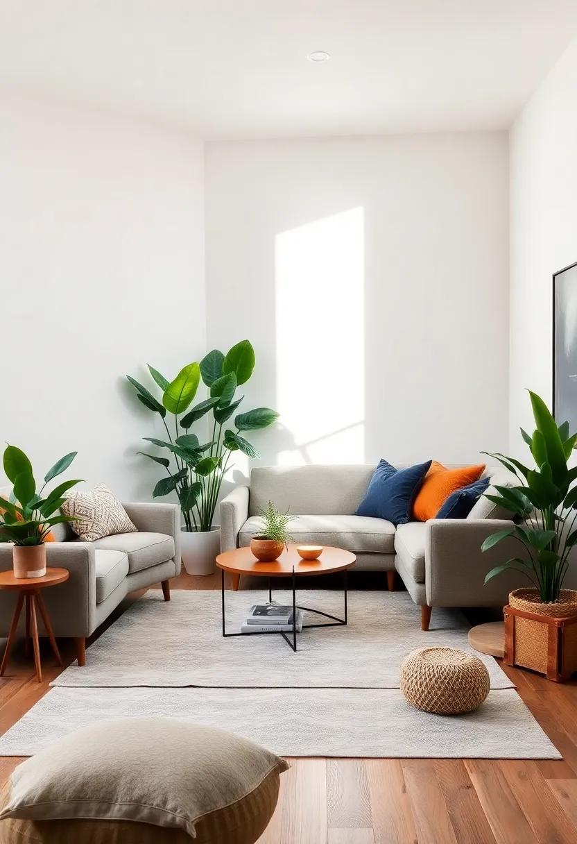 Balancing Color Schemes ⁣with Earthy Tones and Lush Greenery