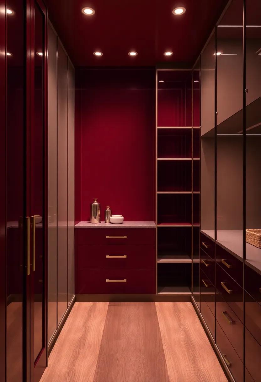 Opulent ⁢color Combinations:⁣ Blending Deep Burgundy with Neutral Tones