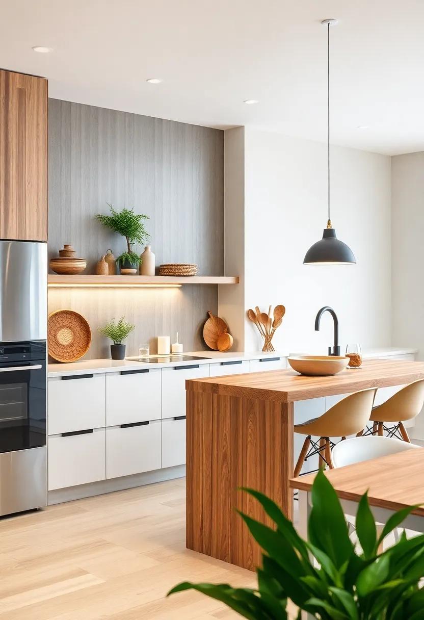Incorporating natural Elements for a Warm and Inviting Kitchen​ Experience