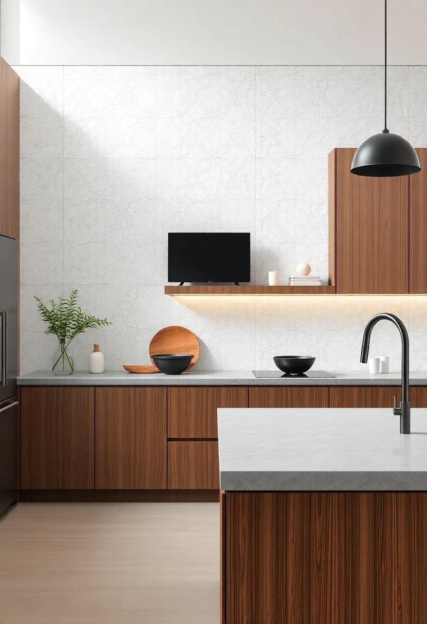 Textured Surfaces Introducing Visual Interest to​ Contemporary Culinary Environments
