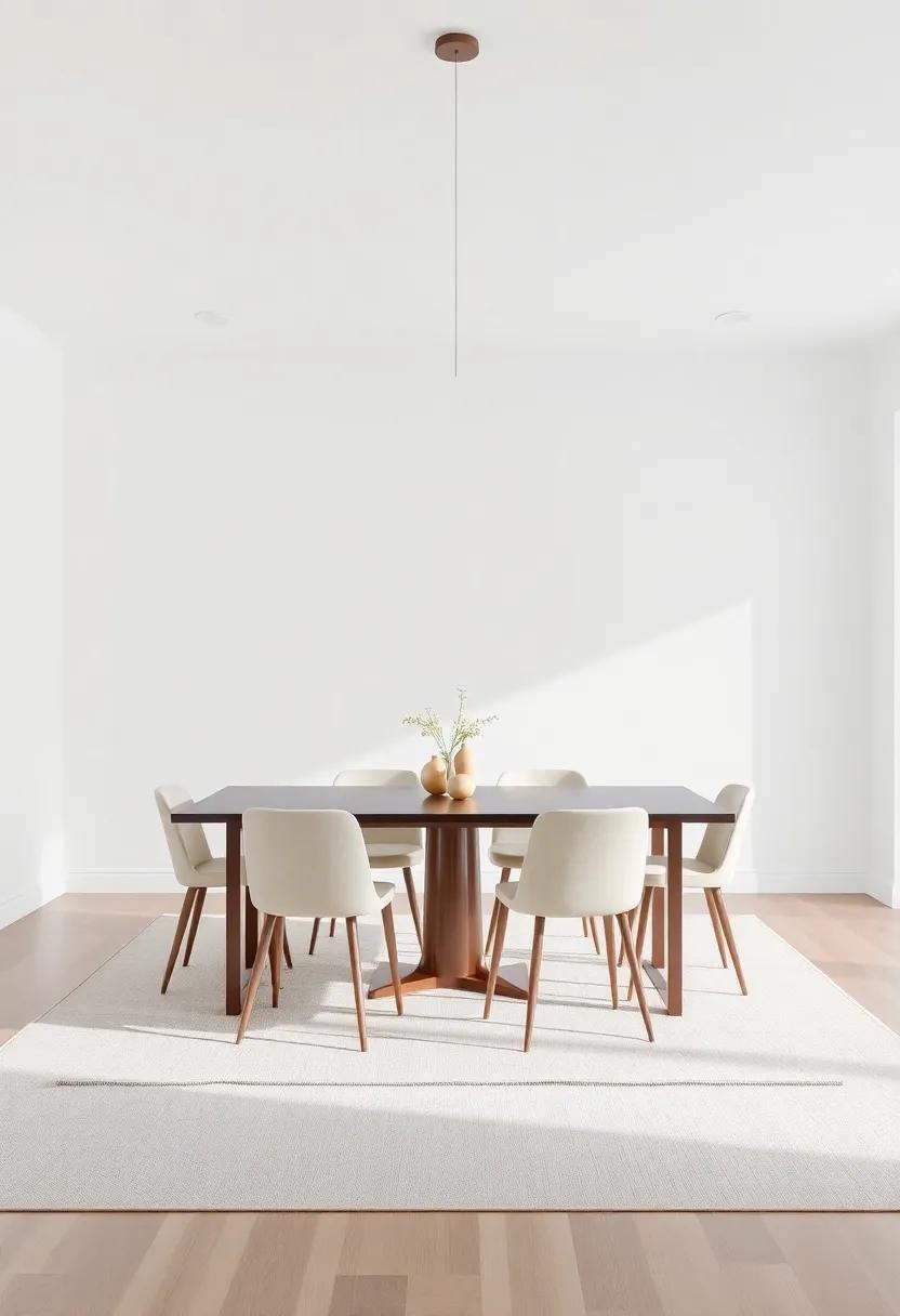 Utilizing Rugs or Carpets to Define Space in Neutral Color Schemes