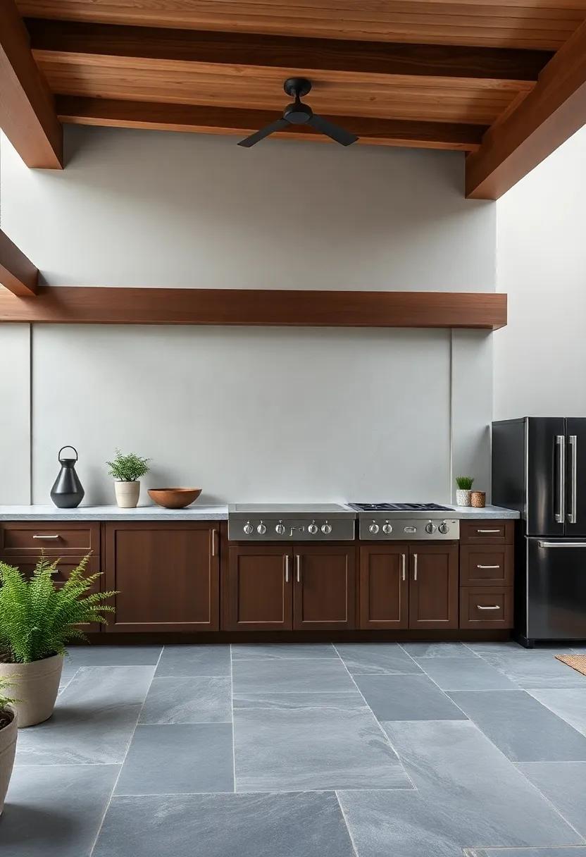 Classic Slate: A Touch of ‍Elegance and Texture for Outdoor Cooking Spaces