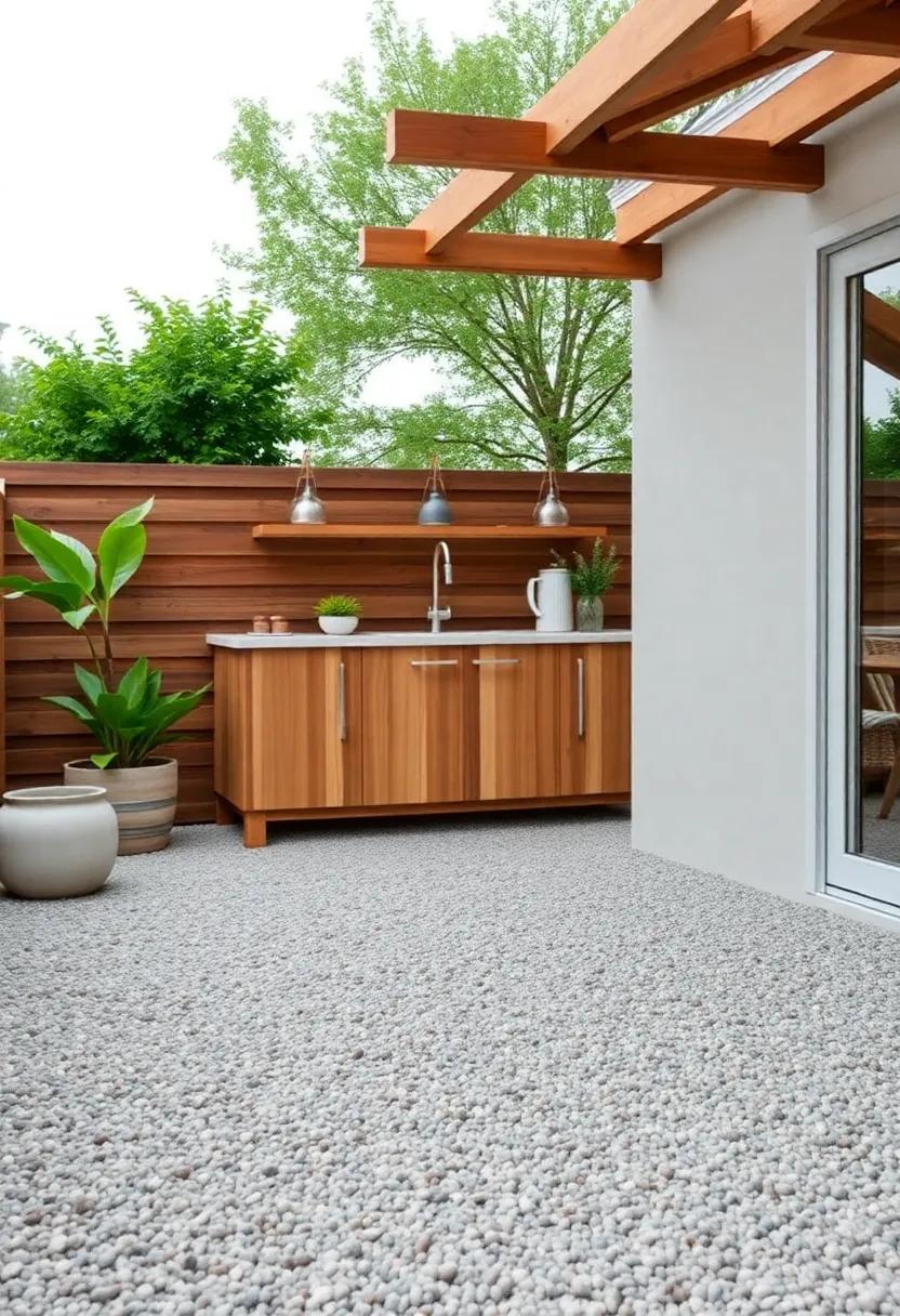 Gravel ‌Paths: Create a Casual and Inviting atmosphere‌ Around Your Kitchen