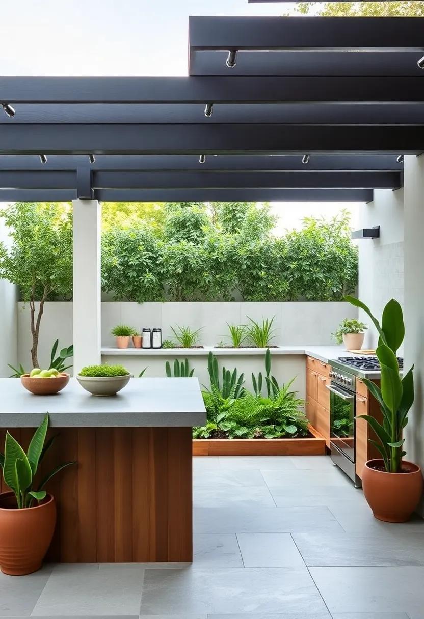 Natural Elements: Integrating Living Ground cover for ⁣a Green Culinary Retreat