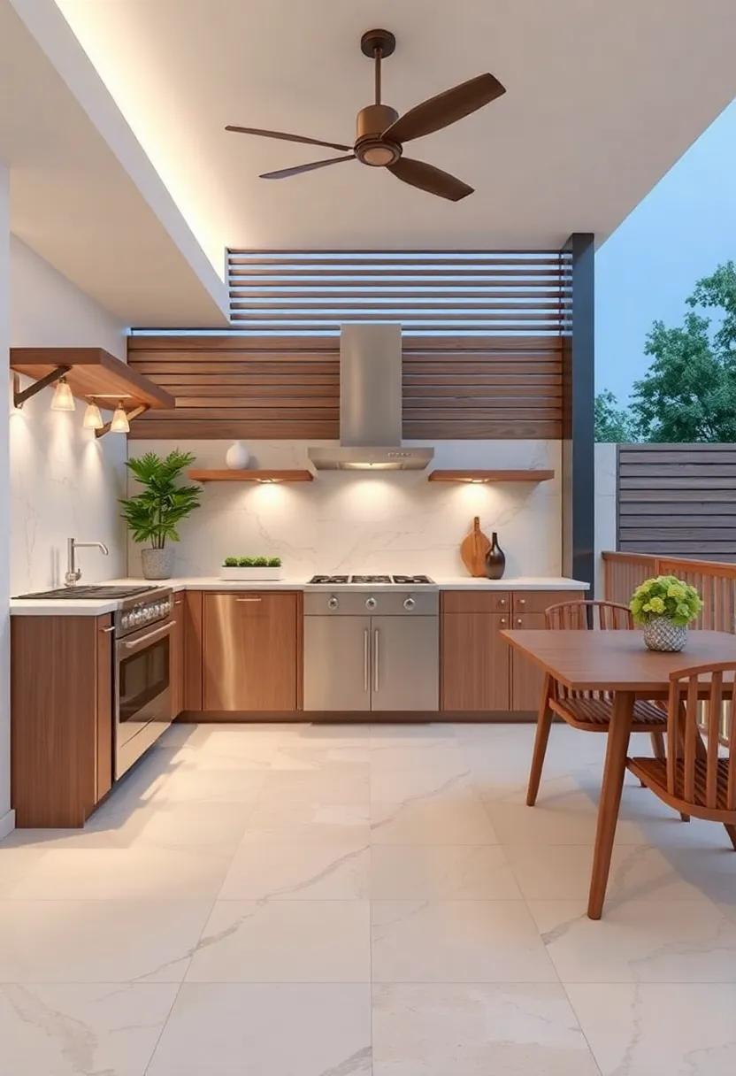 Versatile Porcelain Tiles: Perfect for ​Every Outdoor Kitchen Style and Climate