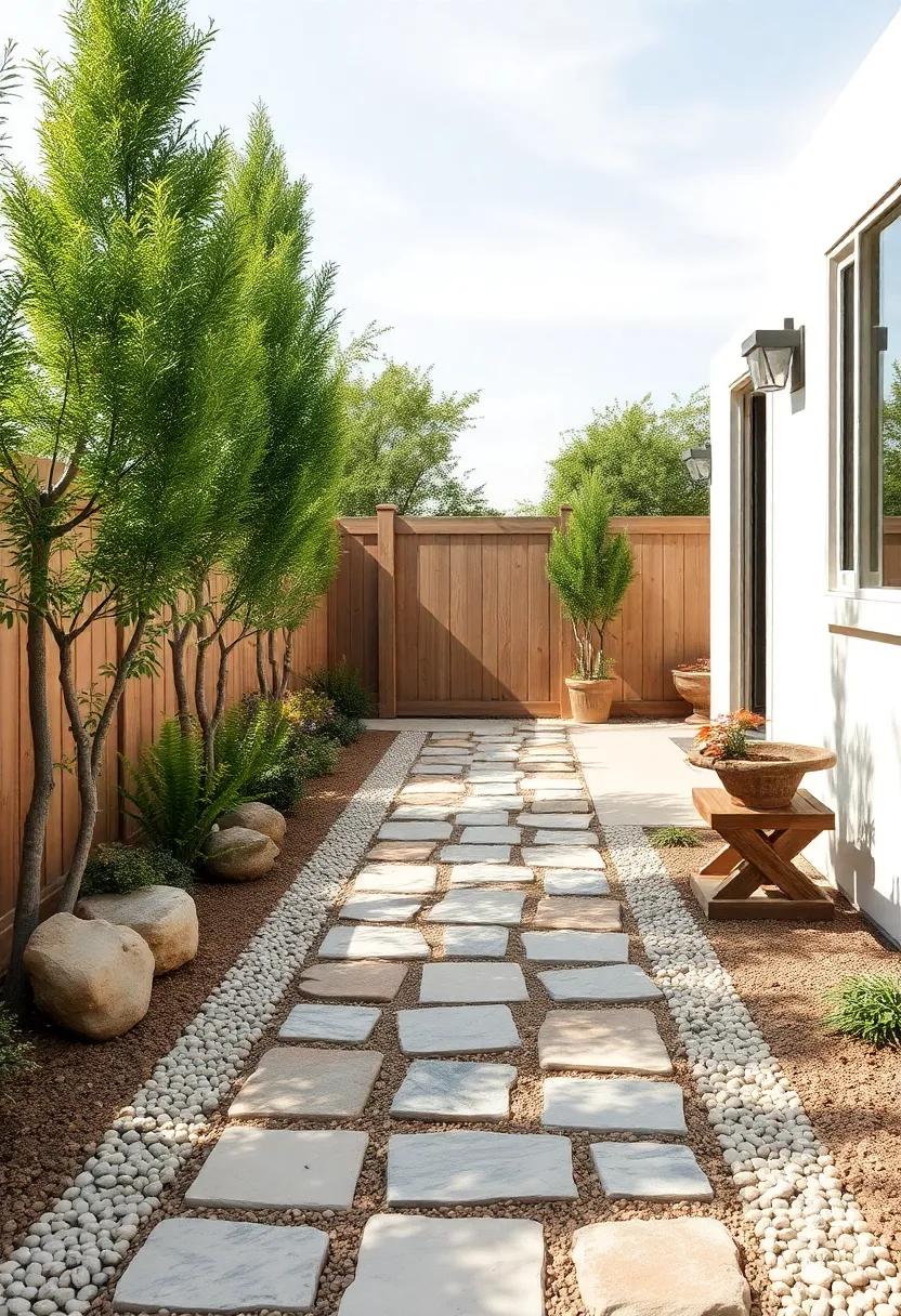Stone Pathway: Lay down a stone or gravel pathway leading to your patio ⁢space to ‌add character and define your outdoor area