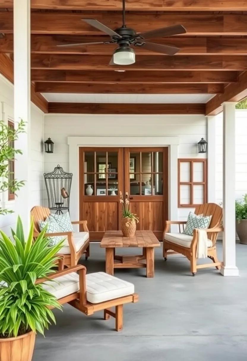 Repurposed Furniture:​ Look⁢ for old furniture pieces to restore‍ and use as accent tables or decorative stands, enhancing the nostalgic charm of⁣ your patio
