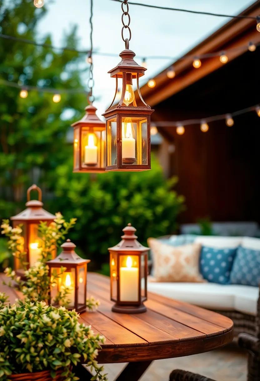 Vintage Lanterns: Hang antique lanterns‌ to light up your patio in the evenings, ​enhancing ‌the warm, inviting ‌ambiance of your farmhouse retreat