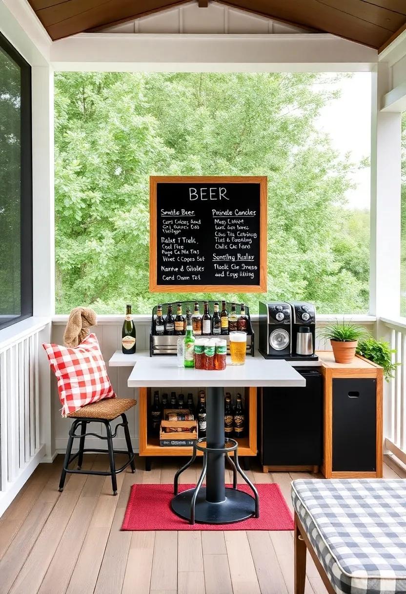 Craft Beer Station: Showcase local brews with a rotating ‍selection of craft‍ beers‌ and⁢ a chalkboard menu⁣ highlighting flavor profiles
