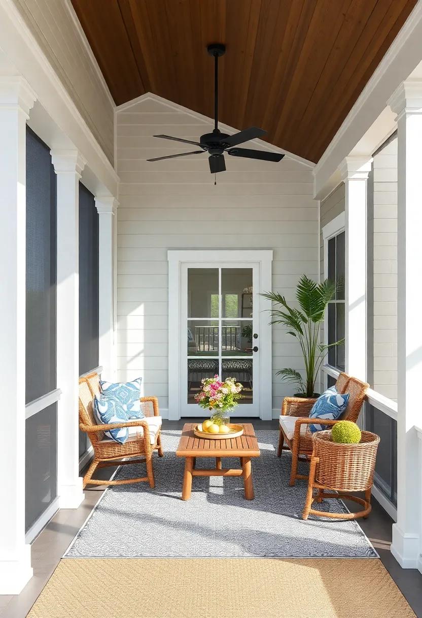 Coastal Inspirations: Nautical ⁤Themes for⁣ Your Screened Porch‍ Design
