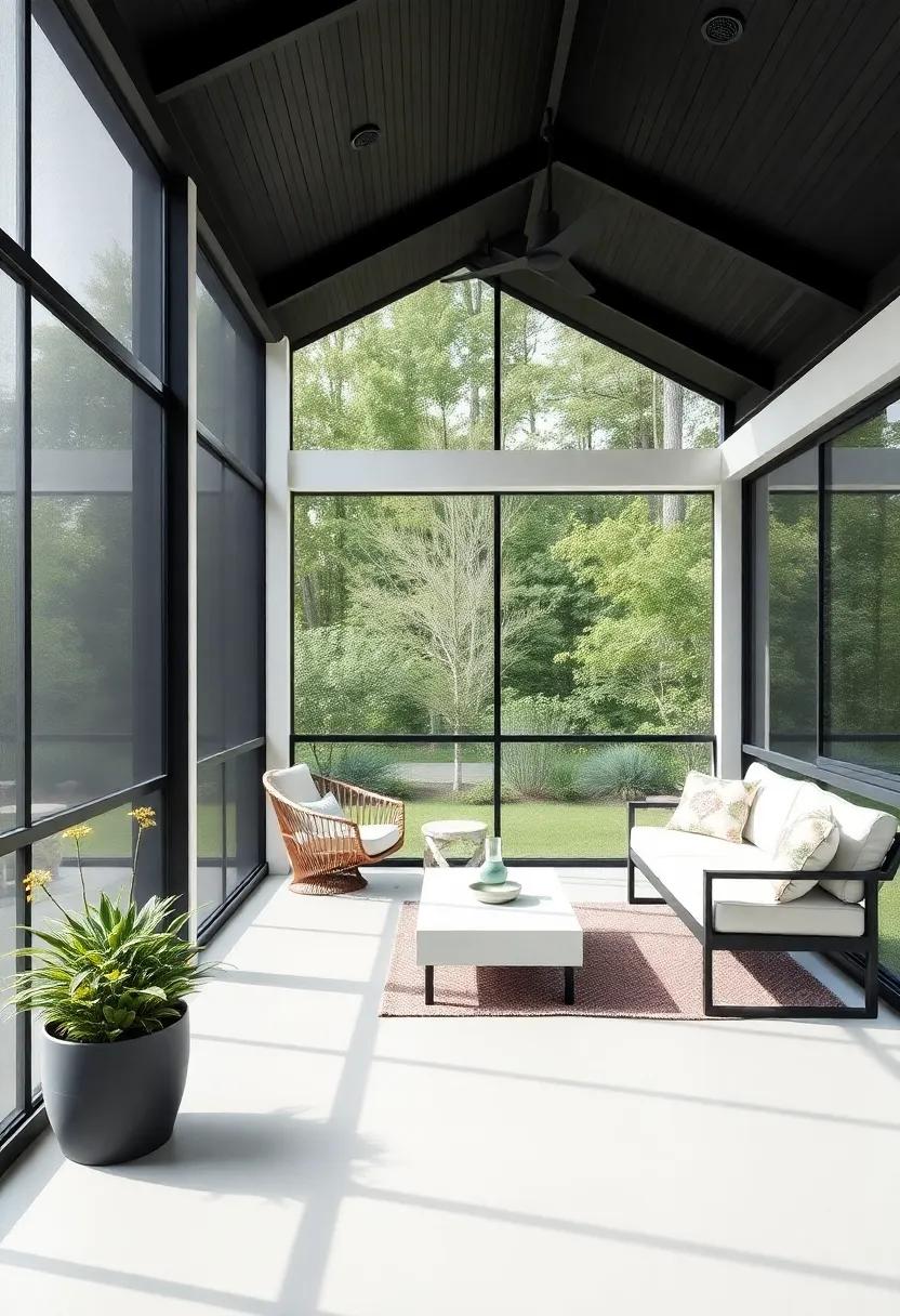Modern minimalism in Your Screened ⁤Porch: ⁢Less is More‌ Aesthetic