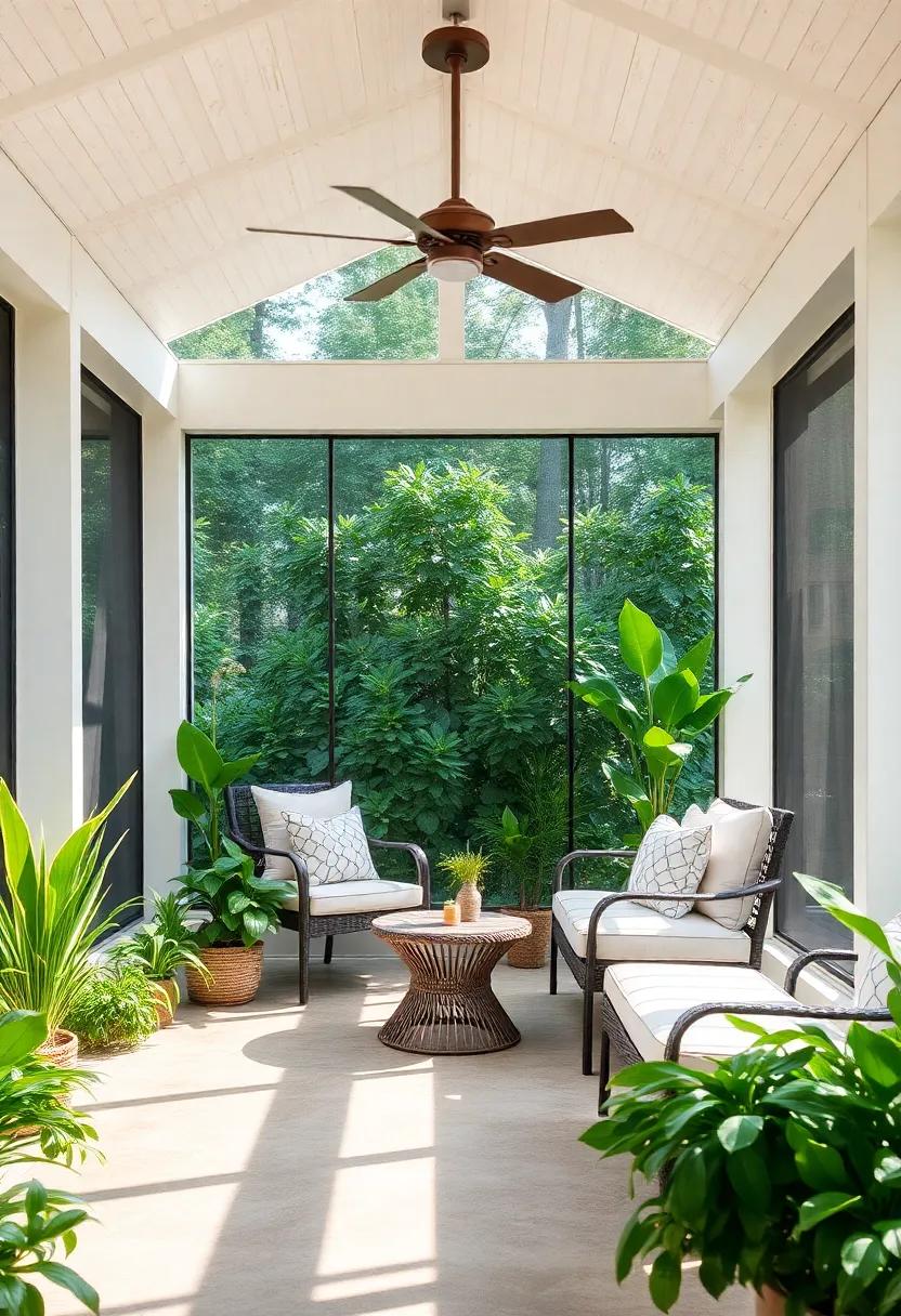 Nature's Embrace: Integrating Plants‍ and Greenery in Your Screened‍ Porch
