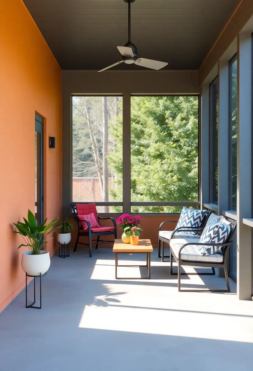 Sophisticated Color Schemes: ⁢Harmonizing Hues ⁤for your Screened Porch