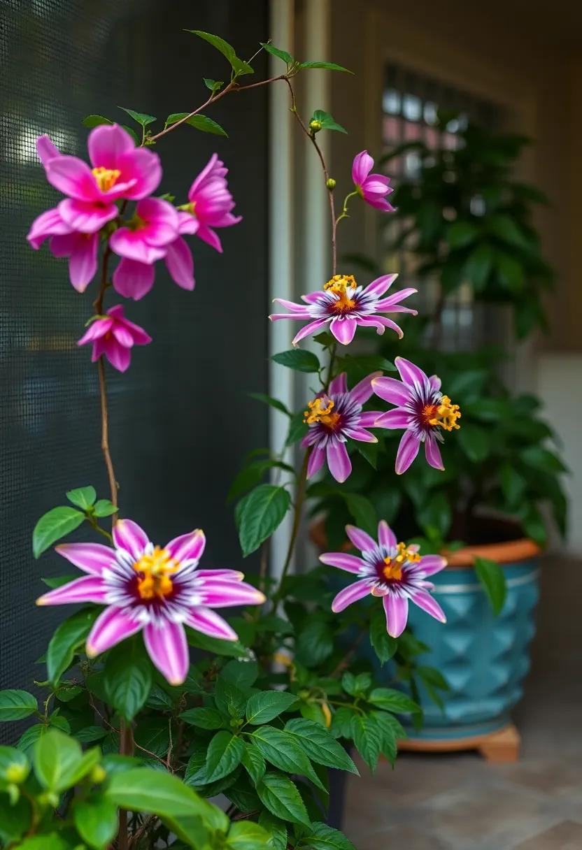 Exotic ⁣Passionflowers Unveiling‌ Their Unique Beauty ⁢in Your Floral Display