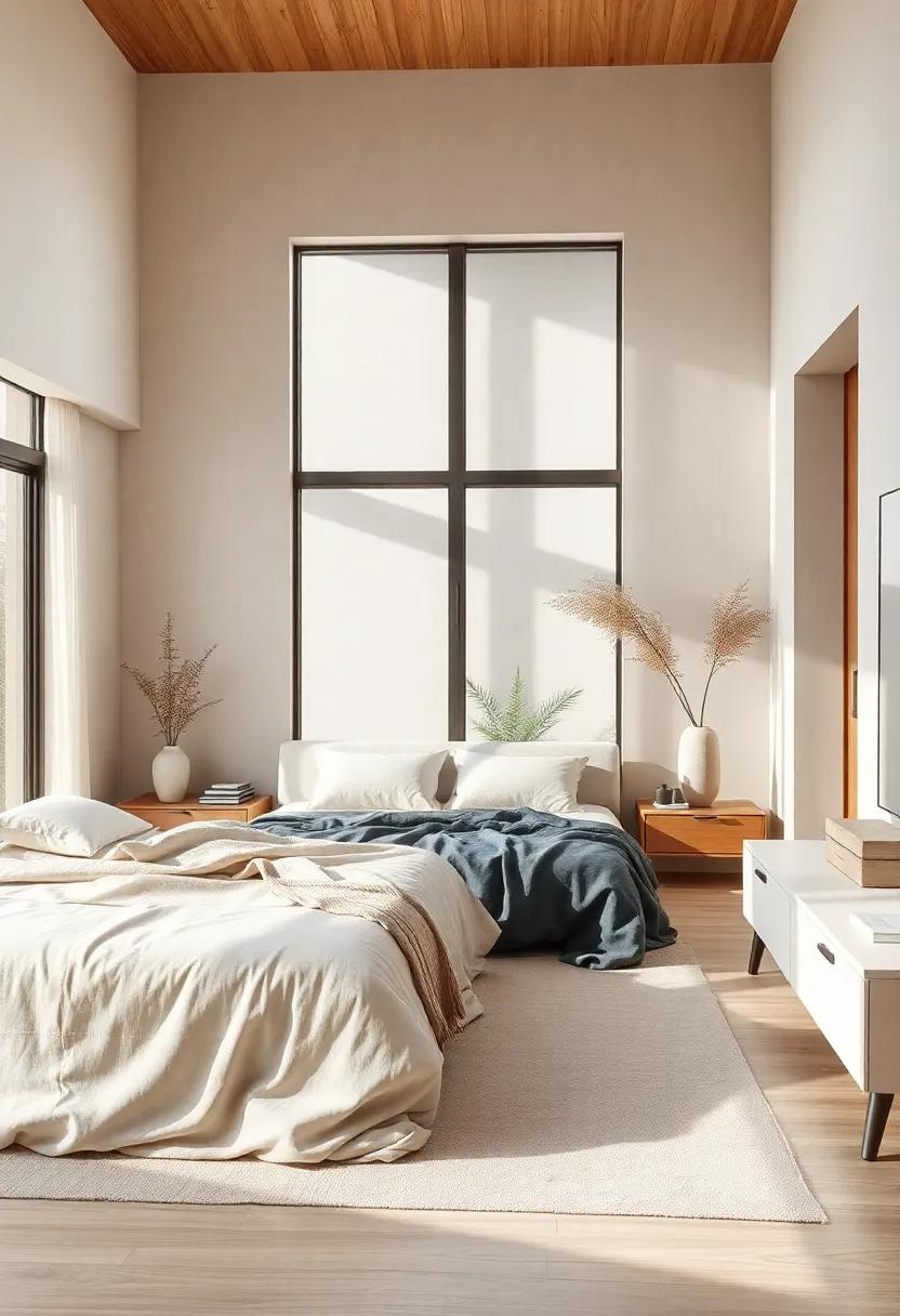 Lush ​Textiles ⁢That ​Invite ‍Comfort In A Spacious Bedroom Oasis