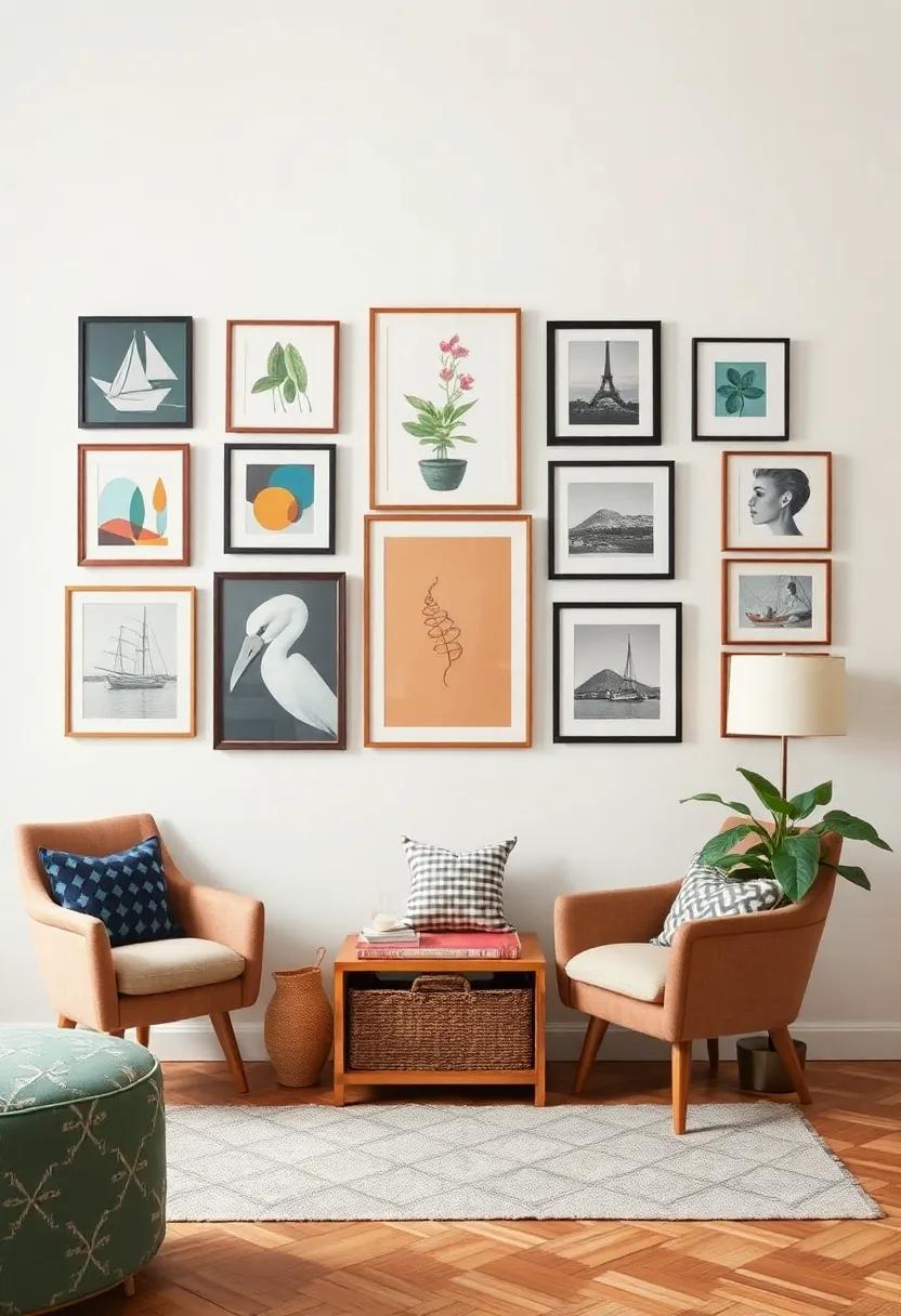 Curating a Diverse Gallery Wall​ with Eclectic⁢ Art Styles