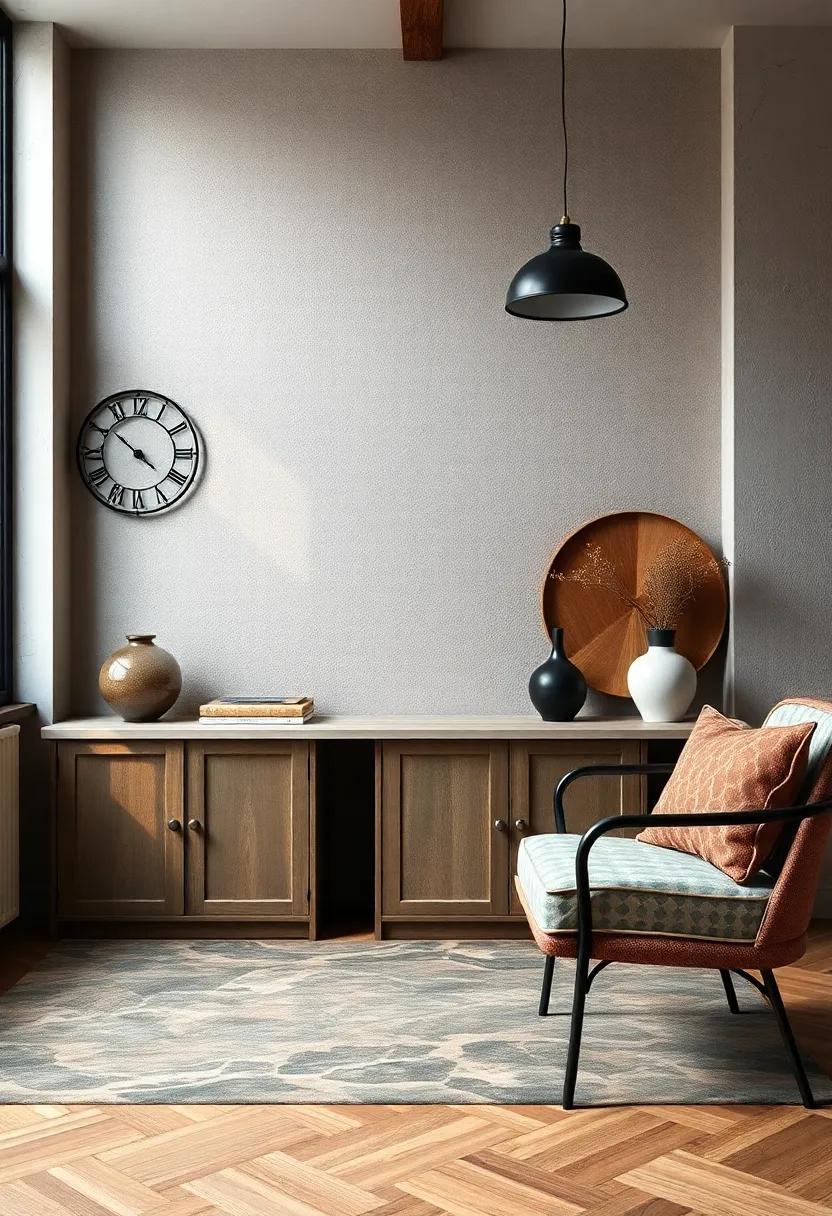 Texture Play:⁤ Combining Glossy ⁣modern Surfaces with Rustic Materials