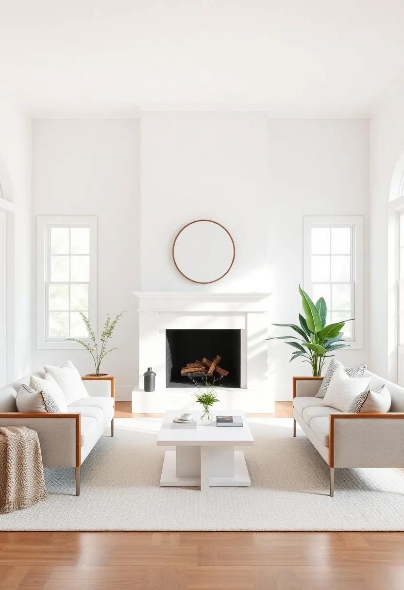 Comfort meets‌ Style: Choosing Seating Around​ a White Fireplace