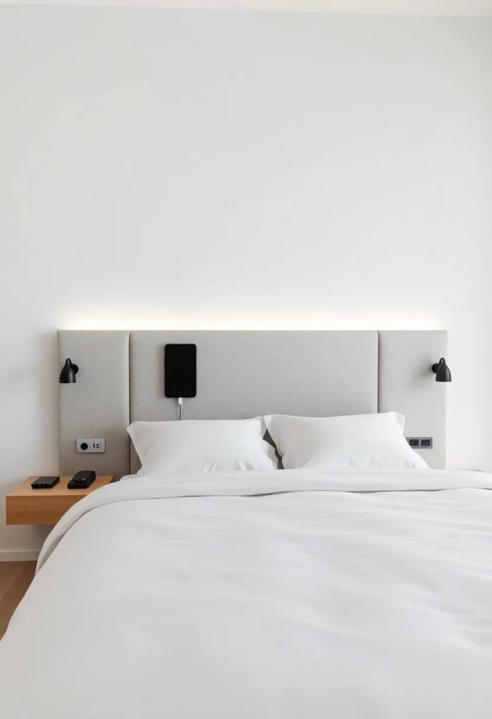 25 Innovative Headboards with Integrated Charging Stations for Modern Bedrooms
