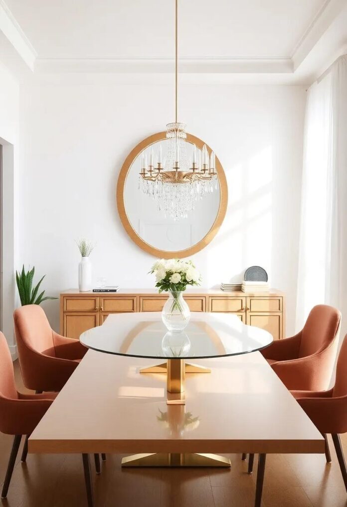 Reflecting Elegance: Transform Your Dining Room with Stylish Mirror Decor