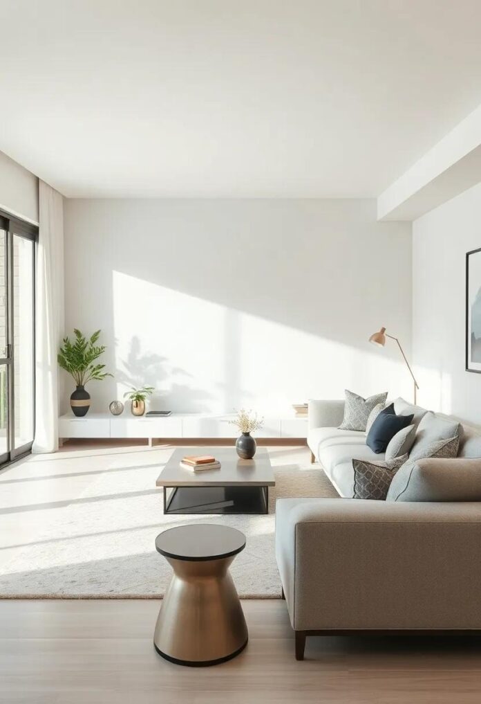 Elevate Your Space: Embracing Metallic Accents in Modern Living Room Design