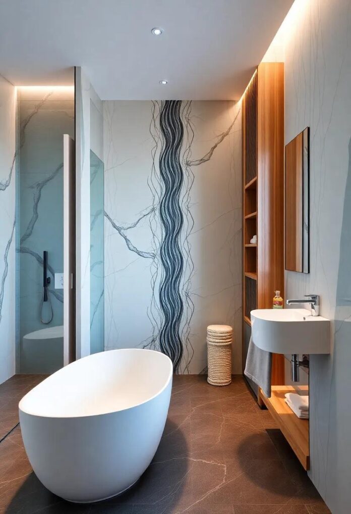 25 Luxurious High-End Bathrooms with Custom Storage Solutions You’ll Love