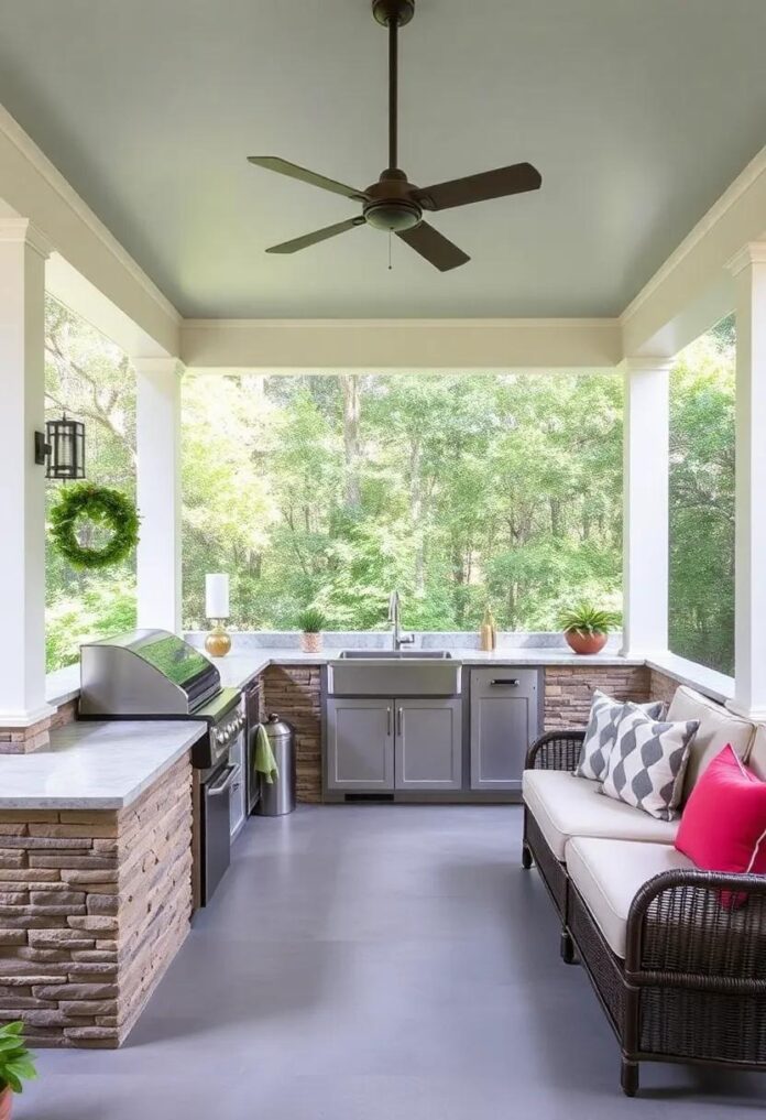25-stunning-screened-porch-outdoor-kitchens-with-sinks-youll-want-to-enjoy-this-summer.jpg 25 Stunning Screened Porch Outdoor Kitchens with Sinks You’ll Want to Enjoy This Summer
