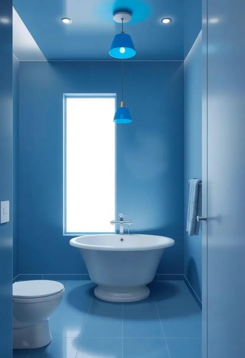 Light Fixtures in Blue Tones:‍ Select light fixtures in ⁣shades of blue ⁤or with blue-tinted glass to subtly ⁢infuse color‌ while ensuring the space remains well-lit⁤ and ⁤inviting