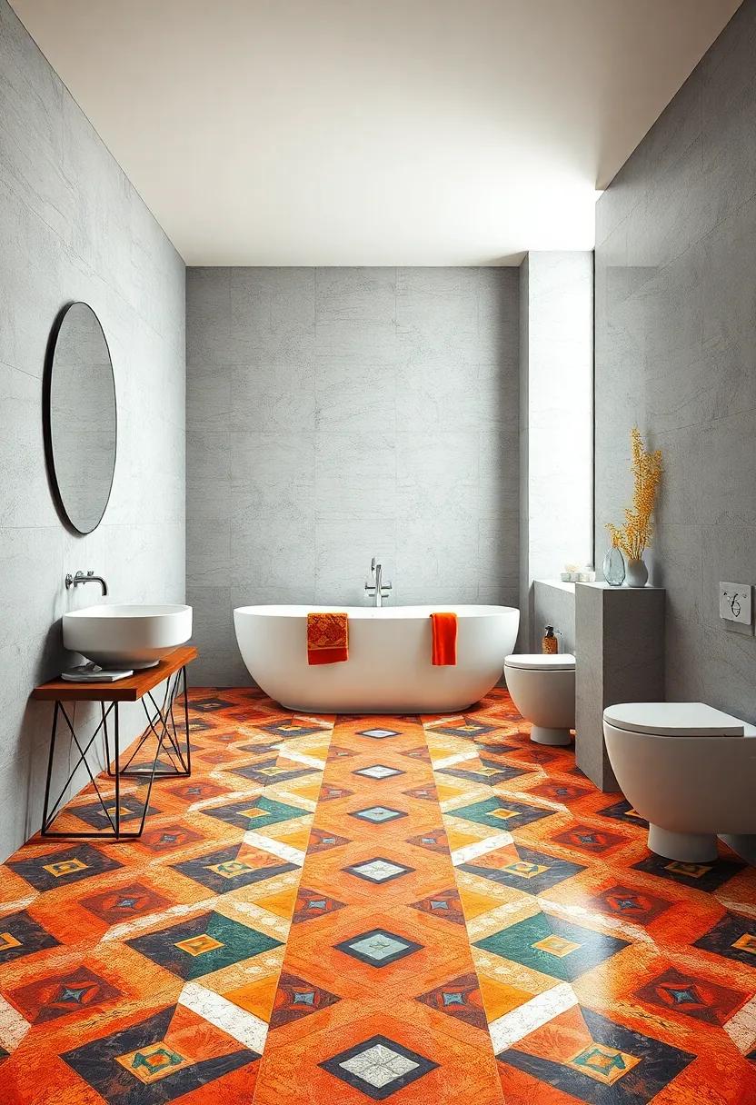 Bold Geometric Tiles: Opt for eye-catching geometric patterns in vibrant colors to create a⁢ modern, artistic flair that captures the imagination