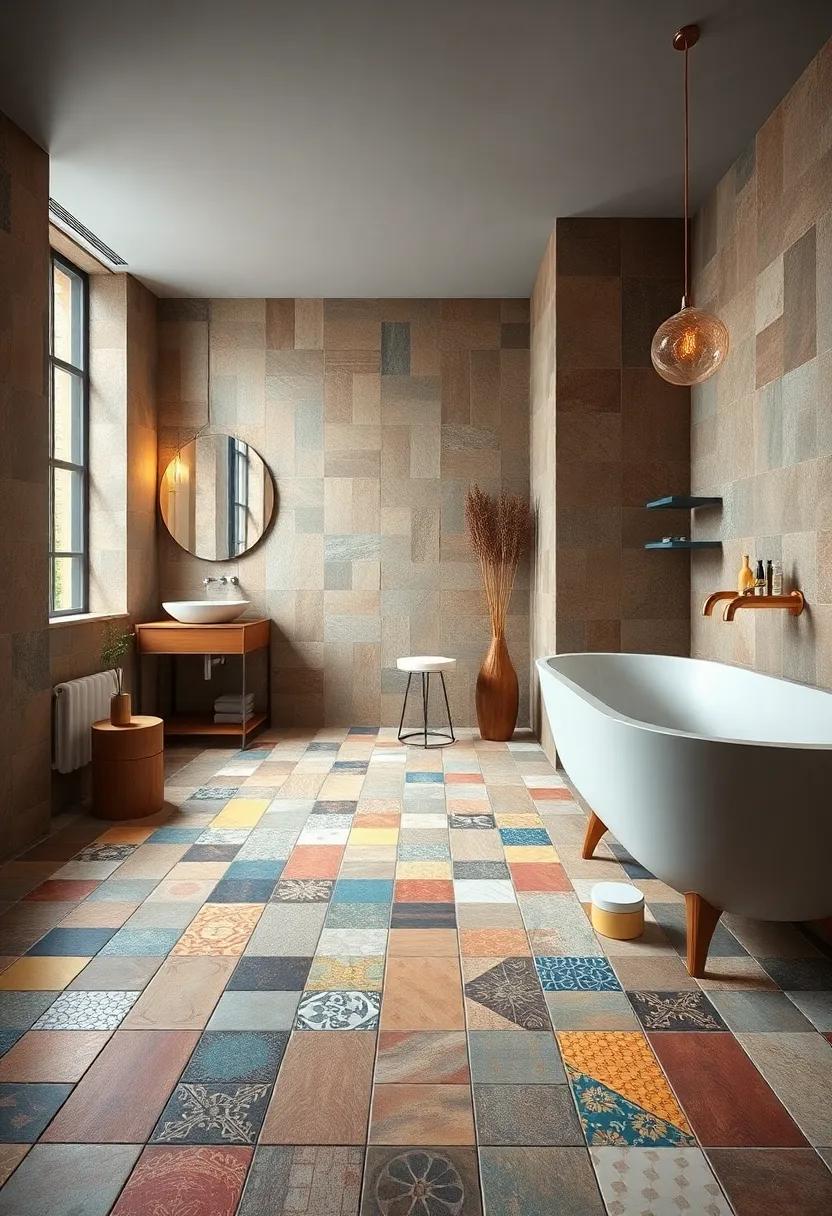 Cheerful Scrap-and-Remnants‍ Tiles: Get ‌creative by mixing leftover⁣ tiles in different colors and patterns for⁢ a quirky, eclectic style