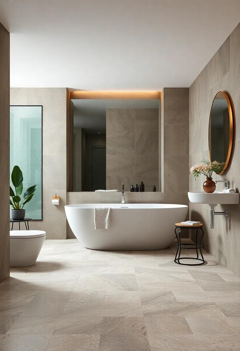 Shimmering Glass tiles: Incorporate shimmering glass ⁤tiles for a touch of glamour, catching the light and adding a sparkle to your floor