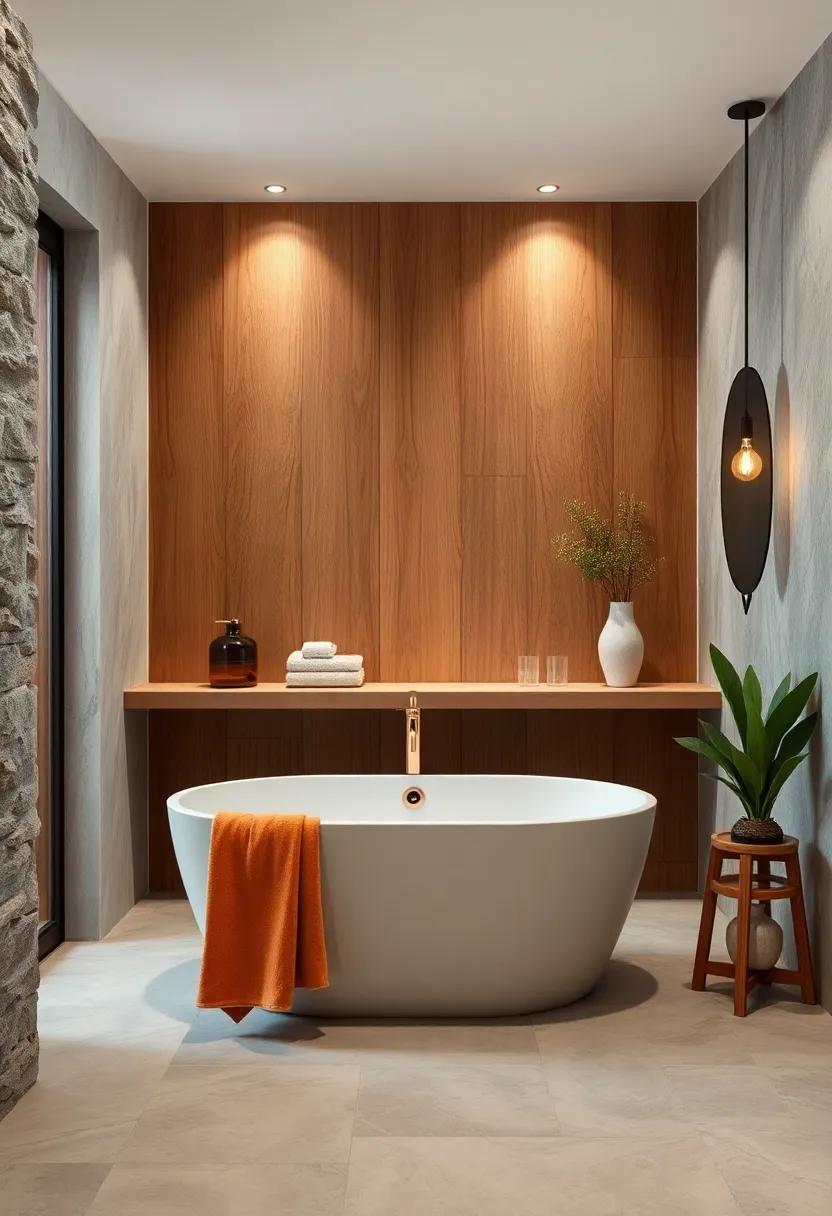 Warm Woods and Smooth⁢ Surfaces creating a⁢ Harmonized ​Sanctuary