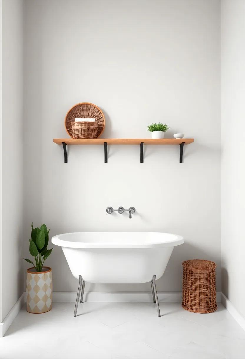 wall-Mounted Baskets: Combine organization ​with decor by using stylish, wall-mounted baskets for a unique ⁢storage solution that’s both chic ‌and practical