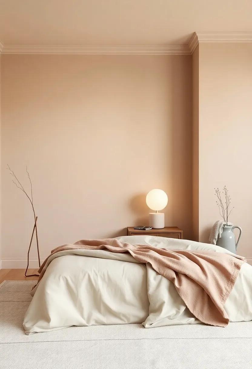 Soft​ Taupe: A sophisticated twist on beige, soft taupe envelops your bedroom in warmth without being too ⁣bold or overpowering