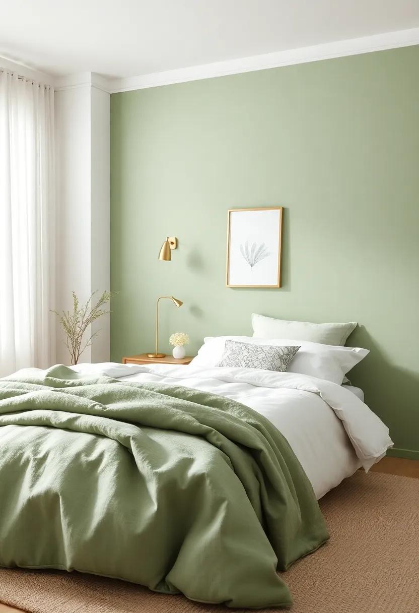 olive Green: ⁤Embrace nature indoors with olive green, a grounding color that​ encourages relaxation and a connection to the great outdoors