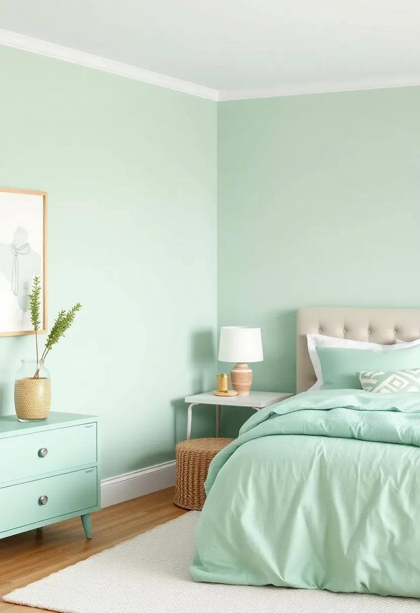 Seafoam Green: Evoke beachy vibes with seafoam green, a refreshing hue that brings the essence of coastal living indoors