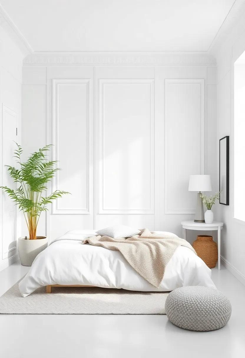 Classic White: Timeless and bright, classic white walls create a clean slate, allowing you to express your style through decor and accessories