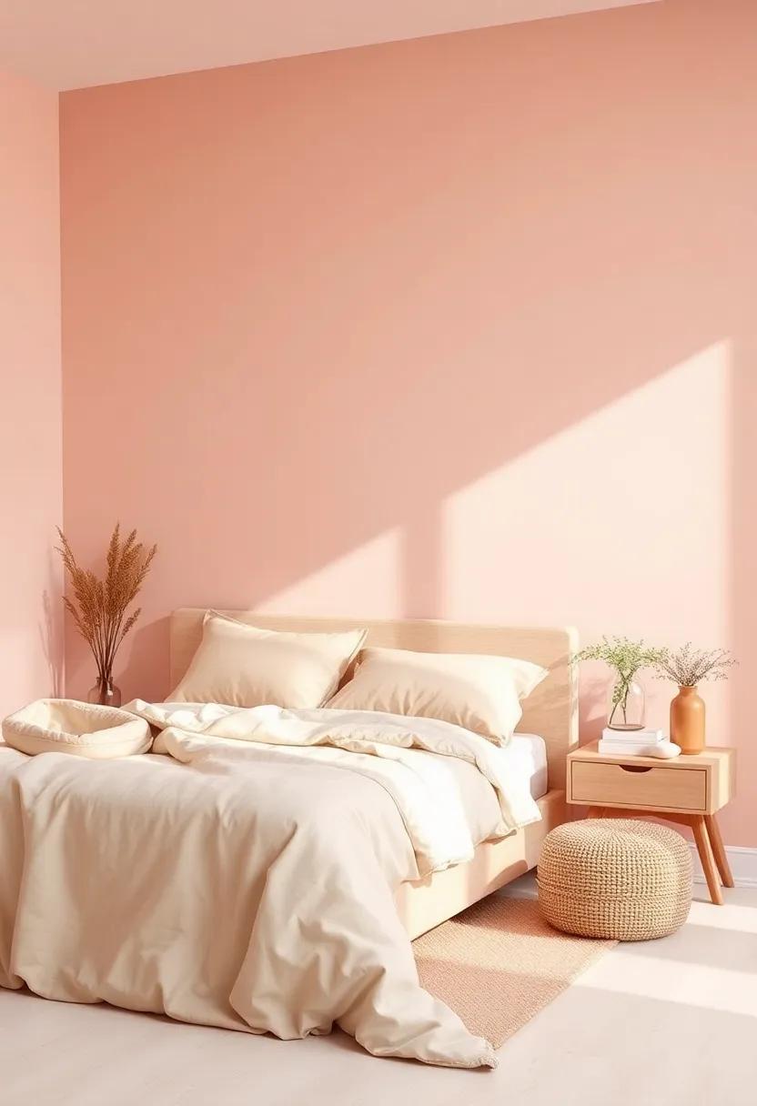 Rosy Beige: Marrying pink and beige, rosy ‍beige‍ creates a nurturing environment that radiates warmth and comfort, perfect for relaxation