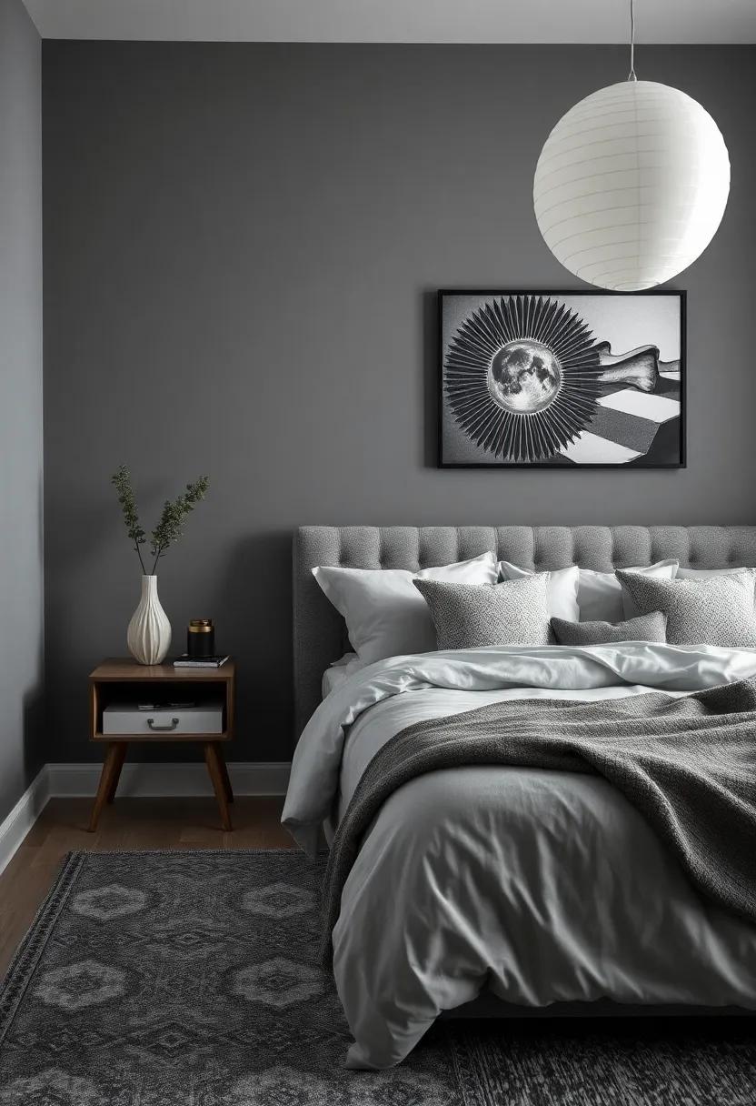 Charcoal ​gray:⁣ Create a dramatic and cozy escape with charcoal gray, perfect for pairing with vibrant accents ​for ⁢a modern look